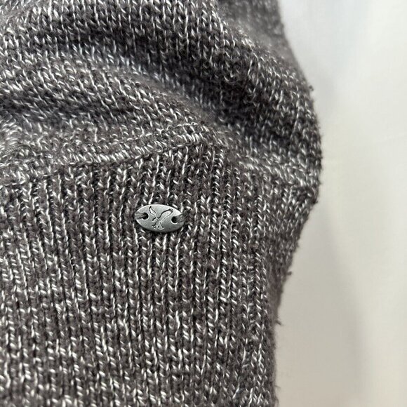 American Eagle Outfitters Size Small brown knit hoodie sweater drawstring casual - Picture 3 of 7